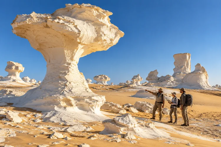Exploring Egypt's White Desert Through Guided Geological Expeditions
